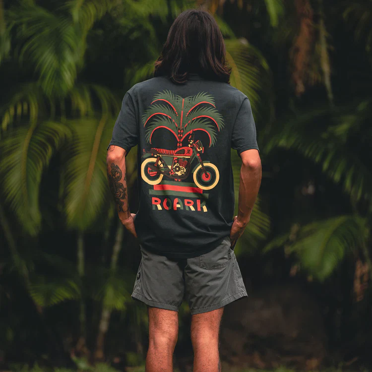 CAMISETA MASCULINO ROARK MOTO PALM